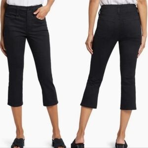 NYDJ 4P crop black denim Capri jeans